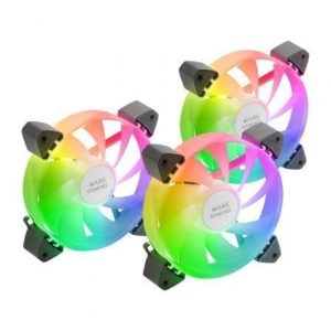 Pack 3 Ventiladores Mars Gaming MF-3A 120mm ARGB