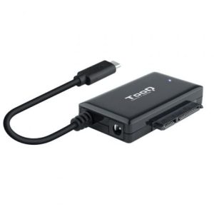 Adaptador TooQ TQHDA-02C USB-C para Disco Duro 2.5"/3.5"