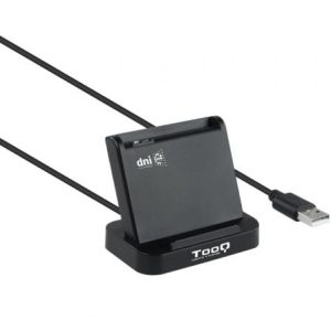 Leitor de DNI TooQ TQR-220B USB 2.0 Preto