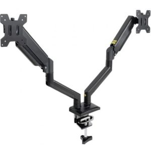 Suporte de Mesa TooQ DB1434TNR-B para 2 Monitores