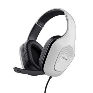 Auscultadores Gaming Trust GXT 415 Zirox Brancos Jack 3.5