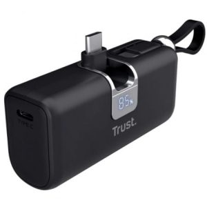 Carregador Portátil Trust Pacto 5000 mAh 18W Preto