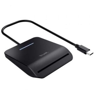 Leitor de DNI Trust Primo 26061 USB Tipo-C Preto