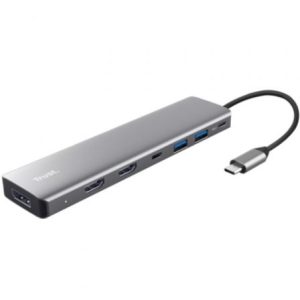 Docking USB Tipo-C Trust Dalyx com 2 HDMI 4K