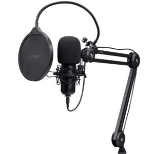 Microfone Gaming Trust GXT 270 Emita II+ USB Preto