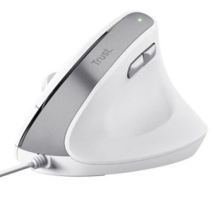 Rato Vertical Trust Bayo II – 2400 DPI, Branco