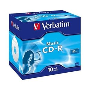 CD-R Verbatim Music 16X - Pack 10 unidades