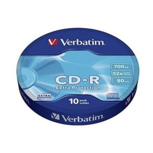CD-R Verbatim Datalife 52X 700MB Pack 10 unidades