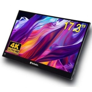Monitor Portátil Táctil Verbatim PMT-17 4K 17.3"