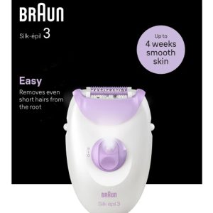 Depiladora Braun Silk Epil Series 3 SE3-000/ Con Cable