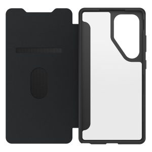 OtterBox React Folio Samsung Galaxy S25 Ultra Black Crystal - clear/black