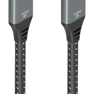 Cable HDMI 2.1 8K Aisens A150-0878/ HDMI Macho - HDMI Macho/ 10m/ Gris y Negro