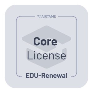 Airtame Core - Renovação de licença de inscrição (1 ano) - hospedado - académico