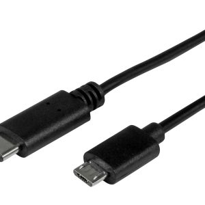 StarTech.com USB C to Micro USB Cable - 0.5m - M/M - Thunderbolt 3 Compatible - Micro USB Cord -USB Type C to Micro USB…