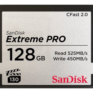 SanDisk Extreme PRO - Cartão de memória flash - 128 GB - CFast 2.0
