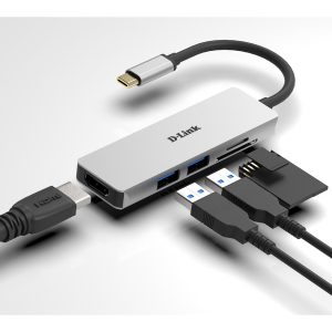 D-Link DUB-M530 - Estação de engate - USB-C / Thunderbolt 3 - HDMI