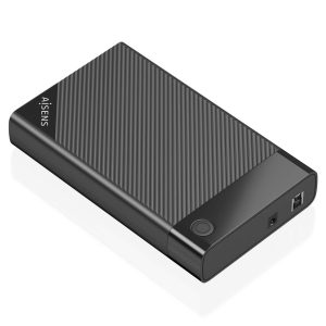 Caja Externa para Disco Duro de 3.5" Aisens ASE-3529B/ USB 3.1/ Sin tornillos
