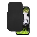 dbramante1928 Lynge - Capa flip cover para telemóvel - compatibilidade MagSafe - couro com granulação plena - preto - para Apple iPhone 17 Pro Max, 18 Pro Max