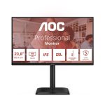 AOC 24E4U - Monitor LED - 24" (23.8" visível) - 1920 x 1080 Full HD (1080p) @ 120 Hz - IPS - 300 cd/m² - 1500:1 - 4 ms…