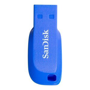 SanDisk Cruzer Blade - Drive flash USB - 32 GB - USB 2.0 - azul eléctrico