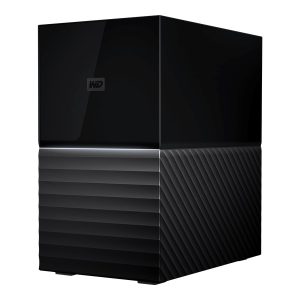 WD My Book Duo WDBFBE0160JBK - Matriz de disco rígido - 16 TB - 2 baias - HDD 8 TB x 2 - USB 3.1 (externo)