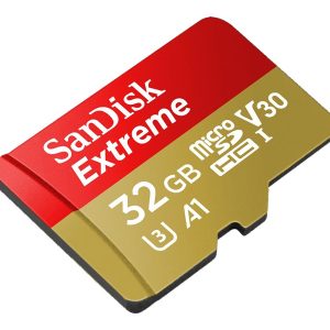 SanDisk Extreme - Cartão de memória flash (adaptador microSDHC a SD Incluído) - 32 GB - A1
