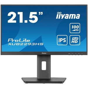iiyama ProLite XUB2293HS-B6 - Monitor LED - 21.5" - 1920 x 1080 Full HD (1080p) @ 100 Hz - IPS - 300 cd/m² - 1000:1 - 1…