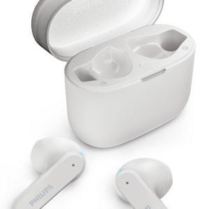 Auriculares Bluetooth Philips TAT2139WH con estuche de carga/ Autonomía 7h/ Blancos