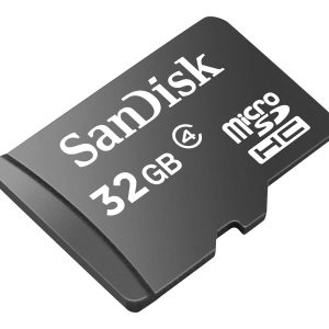 SanDisk - Cartão de memória flash - 32 GB - Class 4 - microSDHC - preto