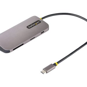 Startech USB C Multiport Adapter, 4K 60Hz HDMI Video, 3 Pt 5Gbps USB-A Hub, 100W Power Delivery Pass-Through, GbE,…