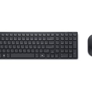 Dell Pro Compact Silent Keyboard and Mouse - KM555 - Conjunto de teclado e rato - sem fios - 2.4 GHz, Bluetooth 5.1 -…