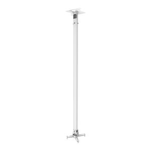 Universal projector ceiling mount - 1100 mm pole cut to length onsite - fits most projectors - obstruction free cable…