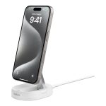 Belkin BoostCharge Pro - Base de carregamento sem fios - magnético + adaptador de energia AC - 15 watt - branco