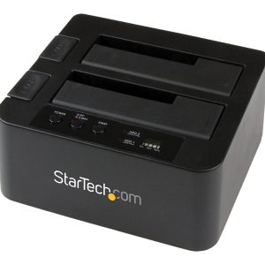 Startech Dual Bay Hard Drive Duplicator, Standalone USB 3.0 (5 Gbps) eSATA to 2.53.5 SATA III HDDSSD ClonerCopier, Hard…