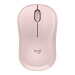 Logitech M240 Silent - Rato - destros e canhotos - óptico - 3 botões - sem fios - Bluetooth - rosa