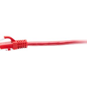 C2G 1ft (0.3m) Cat6a Snagless Unshielded (UTP) Slim Ethernet Network Patch Cable - Red - Cabo patch - RJ-45 (M) para…