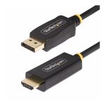 Startech 6.6ft (2m) DisplayPort to HDMI Adapter Cable, 4K 60Hz with HDR, DP to HDMI 2.0b, Active Video Converter,…