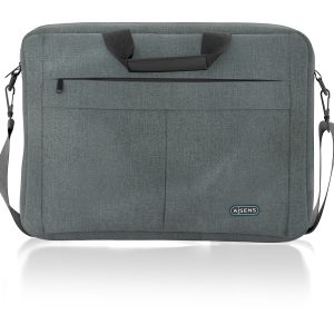 Maletín Aisens ASBG-BC025-GR para Portátiles hasta 15.6"/ Gris