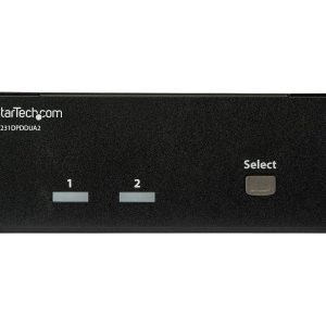 Startech 2-Port DisplayPort KVM Switch - Dual-Monitor - 4K 60 - with Audio & USB Peripheral Support - DP 1.2 - USB Hub…