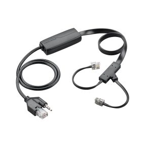 Poly APC-43 - Adaptador de comutador de gancho electrónico para telefone de secretária - Compatível com TAA - Replaces…