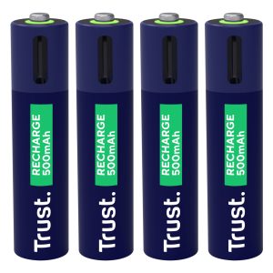 Pack de 4 Pilas AAA Trust 25671/ Recargables
