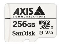 AXIS Surveillance - Cartão de memória flash (adaptador microSDXC para SD Incluído) - 256 GB - Video Class V30