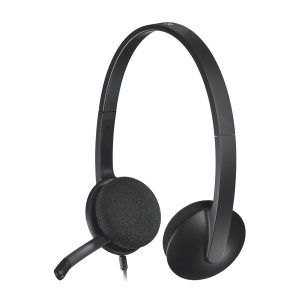 Logitech USB Headset H340 - Auscultadores - no ouvido - com cabo