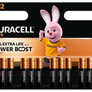 Pack de 12 Pilas AAA Duracell Plus Power Boost DPBLR3B12/ 1.5V/ Alcalinas