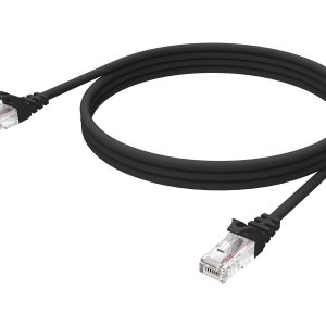 1 m CAT6 cable - RJ45 (m) to RJ45 (m) - utp - CAT 6 - 250 mhz - 24 awg - booted - black