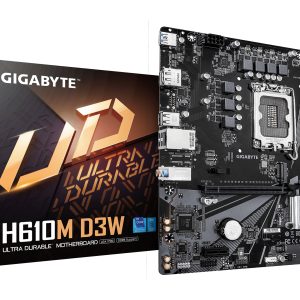 Placa Base Gigabyte H610M D3W Socket 1700/ DDR5/ PCIe 4.0/ Micro ATX