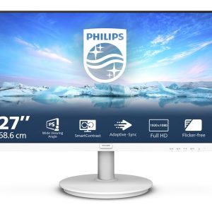 Philips V-line 271V8AW - Monitor LED - 27" - 1920 x 1080 Full HD (1080p) @ 75 Hz - IPS - 250 cd/m² - 1000:1 - 4 ms -…
