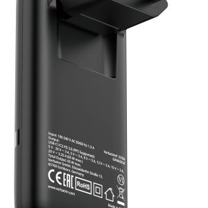 Cargador de Pared GaN Verbatim Fold 'n' Go/ 2xUSB Tipo-C/ 65W