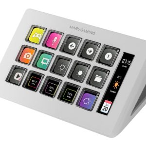 Stream Deck Slim Mars Gaming MSD-ONE/ 15 Teclas LCD/ Blanco