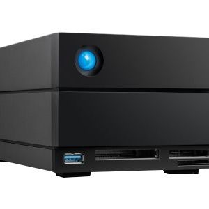 LaCie 2big Dock STLG20000400 - Matriz de disco rígido - 20 TB - 2 baias (SATA-600) - HDD 10 TB x 2 - Thunderbolt 4, USB…